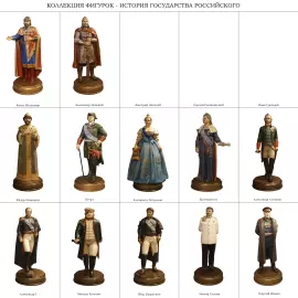 Статуэтка из массива ольхи "Михаил Кутузов" из коллекции "История Государства Российского"